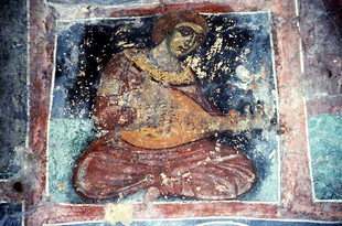 Une fresque dans l'église d'Agia Pelagia à Ano Viannos