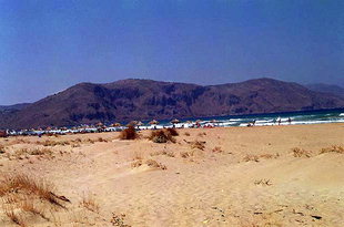 La plage de Georgioupolis