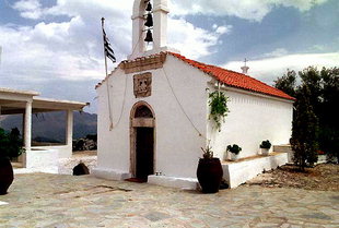 La chiesa di Agios Ioannis, Monì Diskouri